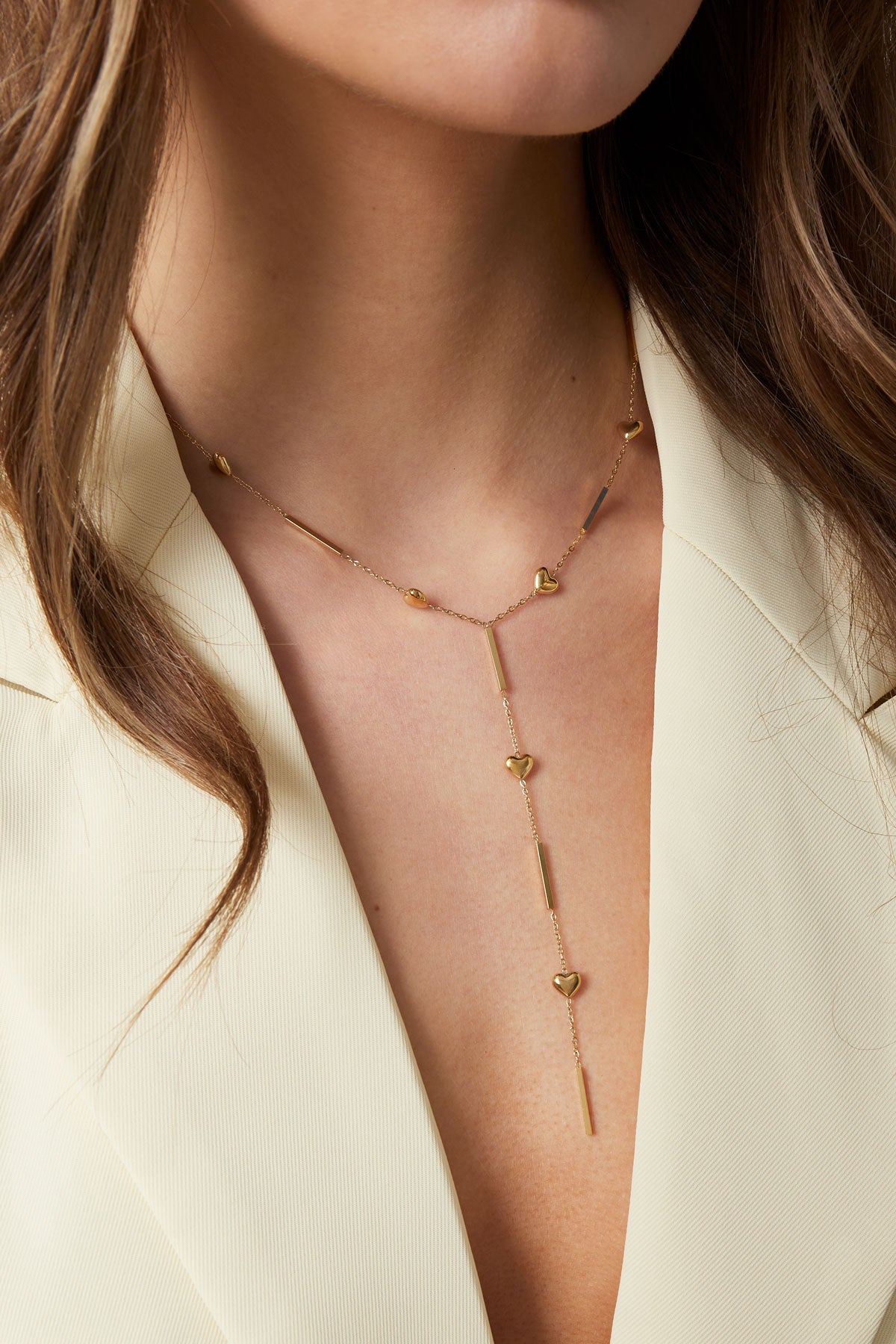 simple heart necklace