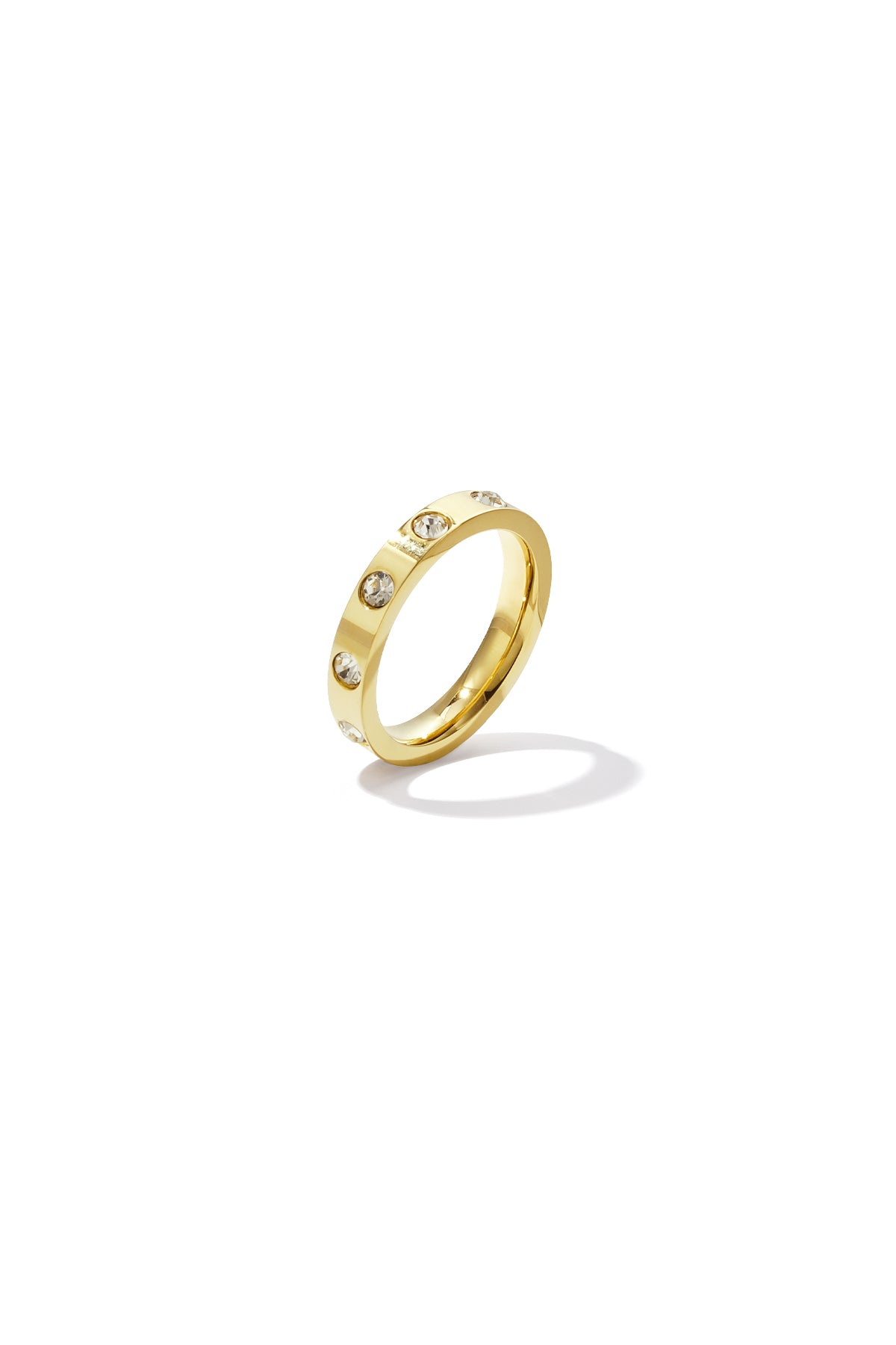 Stainless Steel Minimalist Rings Circle Simple Daily Simple Series Women's jewelry