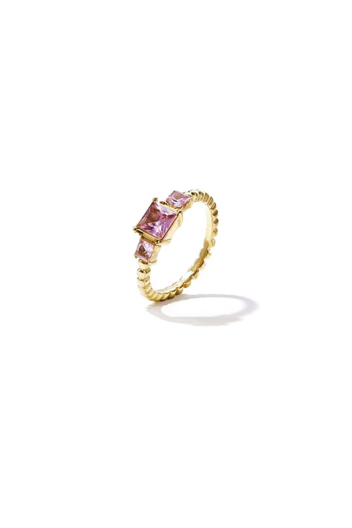 Stainless Steel Gemstone Rings Rectangle Simple Daily Simple Series Women's jewelry