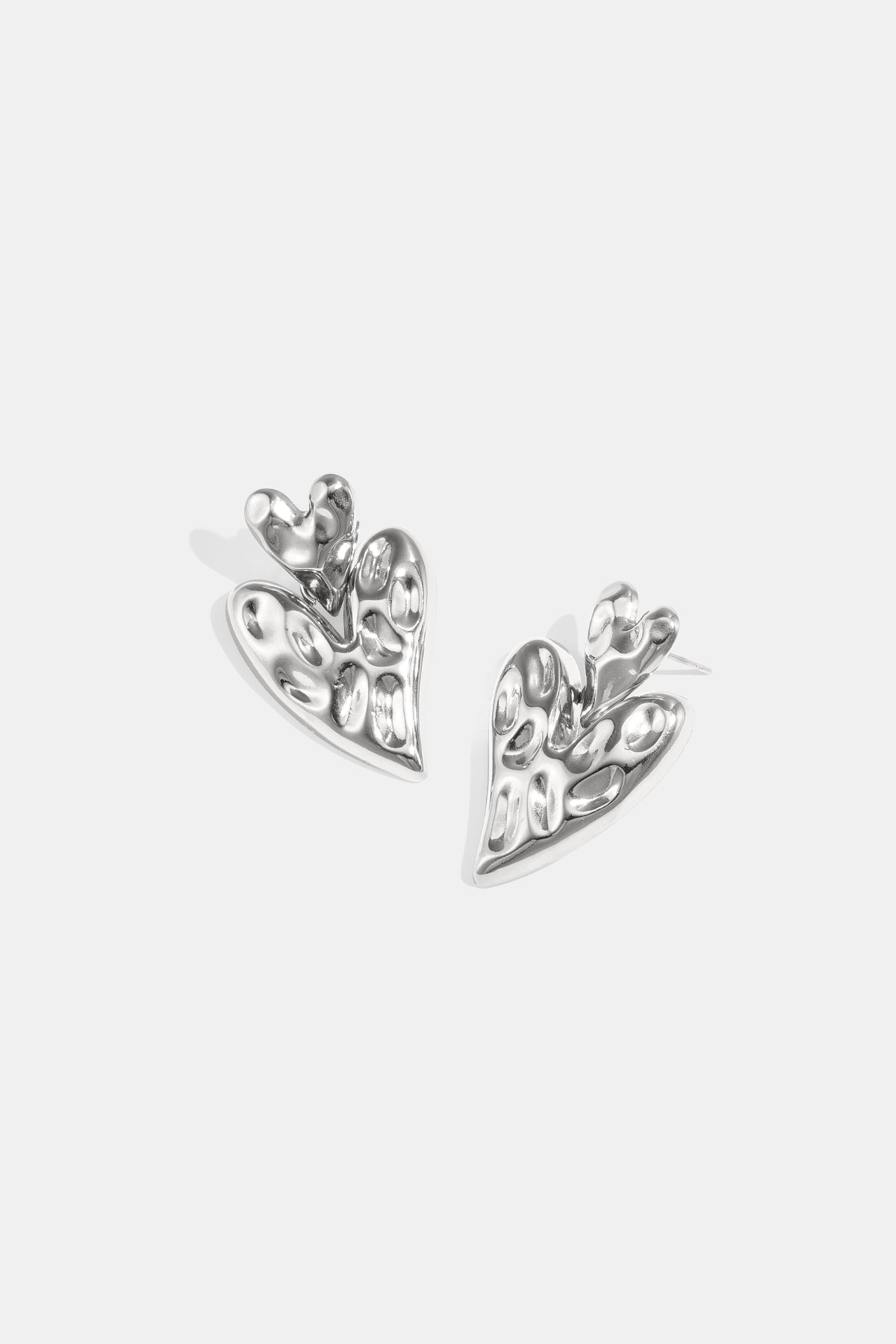 Stainless Steel Drop Earrings Heart Casual Daily Simple Series Women's jewelry