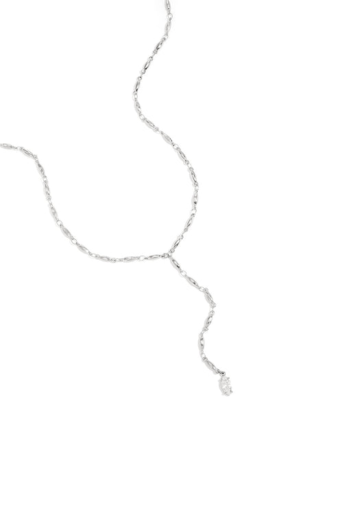 Necklace with hanging Rhinestone